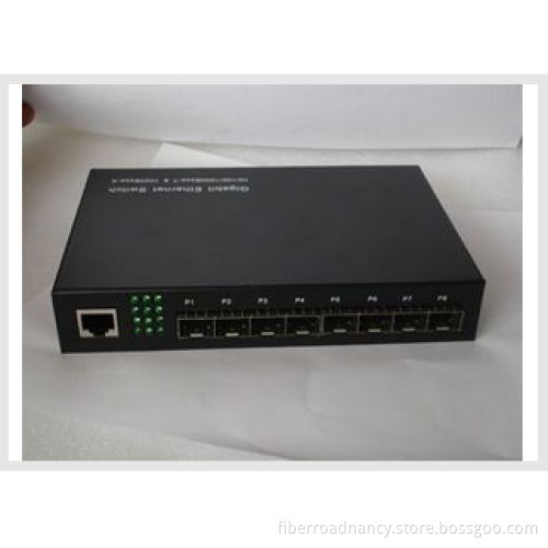 IEEE802.3 1000M 8 Port SFP Fiber Optic Switches , Port Trunking Switch